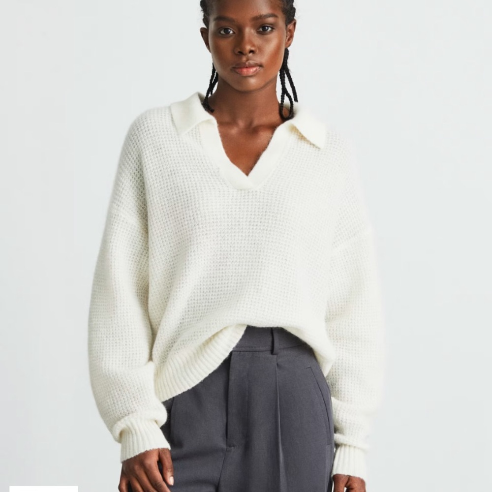 The Alpaca Waffle-Stitch Polo